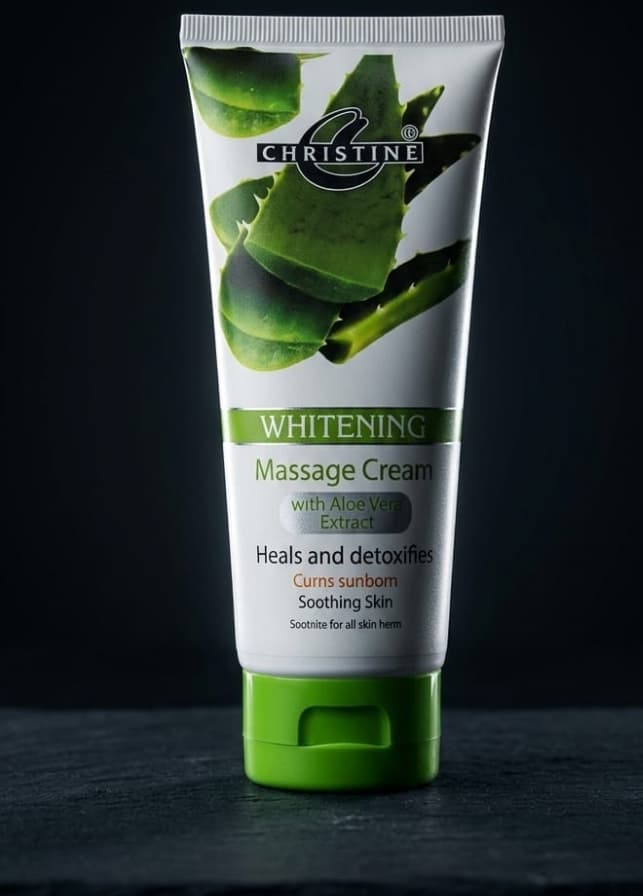 Christine Whitening Massage Cream Tube (Aloe Vera Extracts)