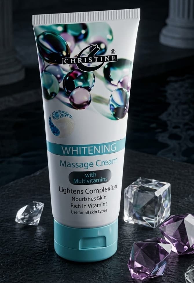 Christine whitening massage cream tube (Multi vitamin)