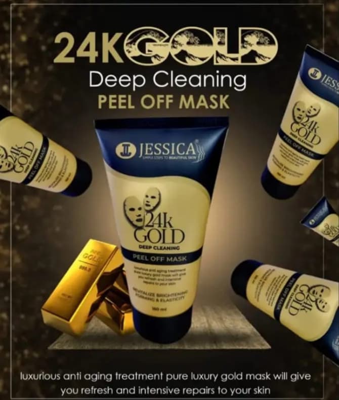 Jessica 24k Gold Deep Cleaning Peel off Mask