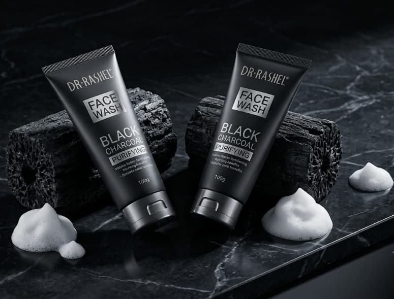 Dr Rashel Black Charcoal Purifying Face Wash