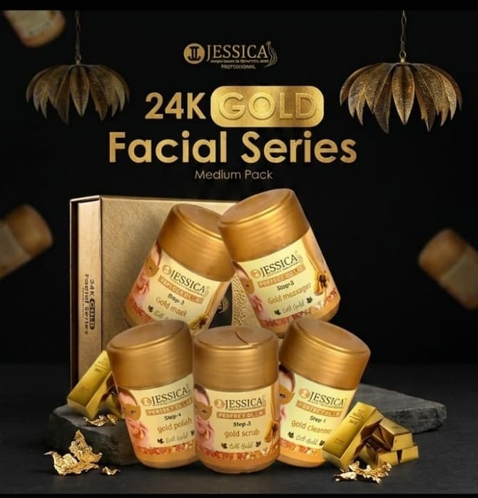Jessica 24 k Gold facial kit 250 g medium pack
