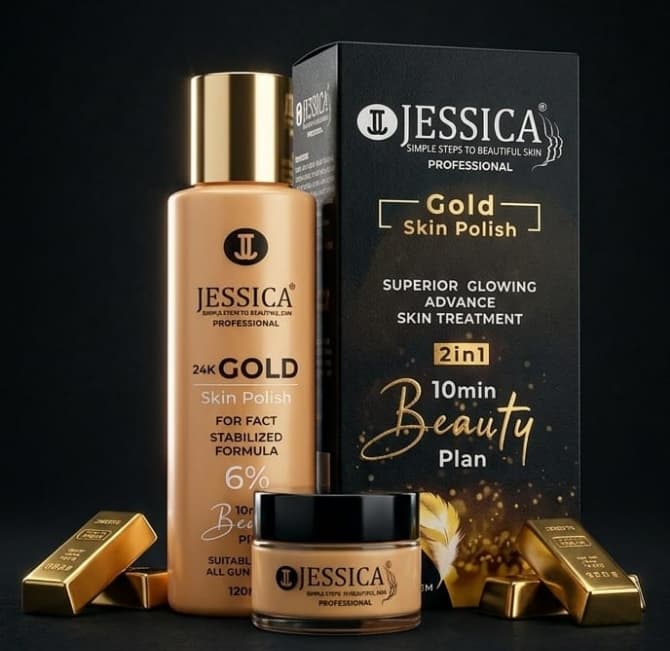 Jessica 24 k Gold 2 in 1 skin polish