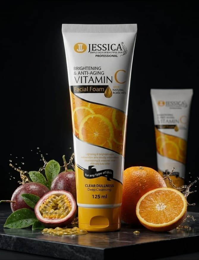 Jessica Anti-Aging Vitamin C Facial Foam Face Wash