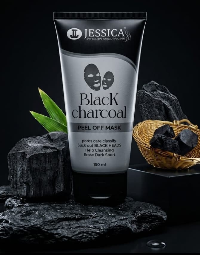 Jessica Black Charcoal Peel off Mask