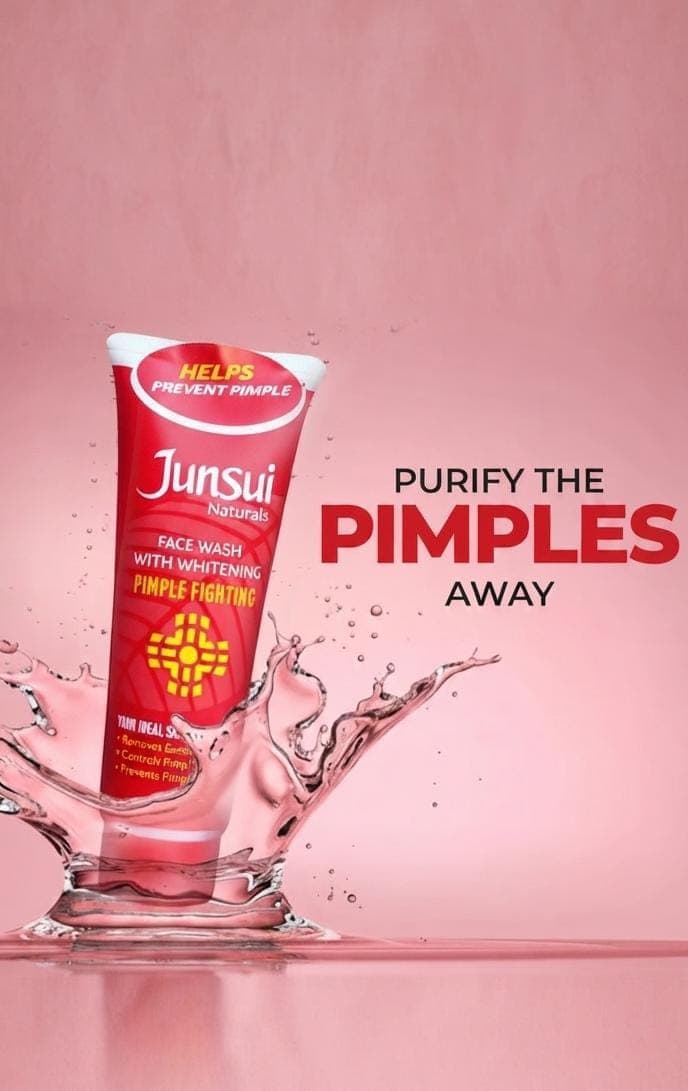 Junsui Naturals face wash whitening pimple fighting 100gm