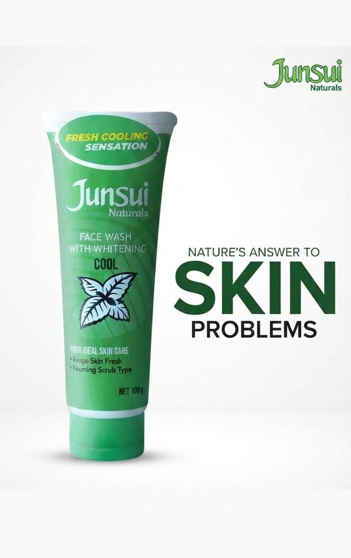 Junsui Naturals Face Wash With Whitening Cool