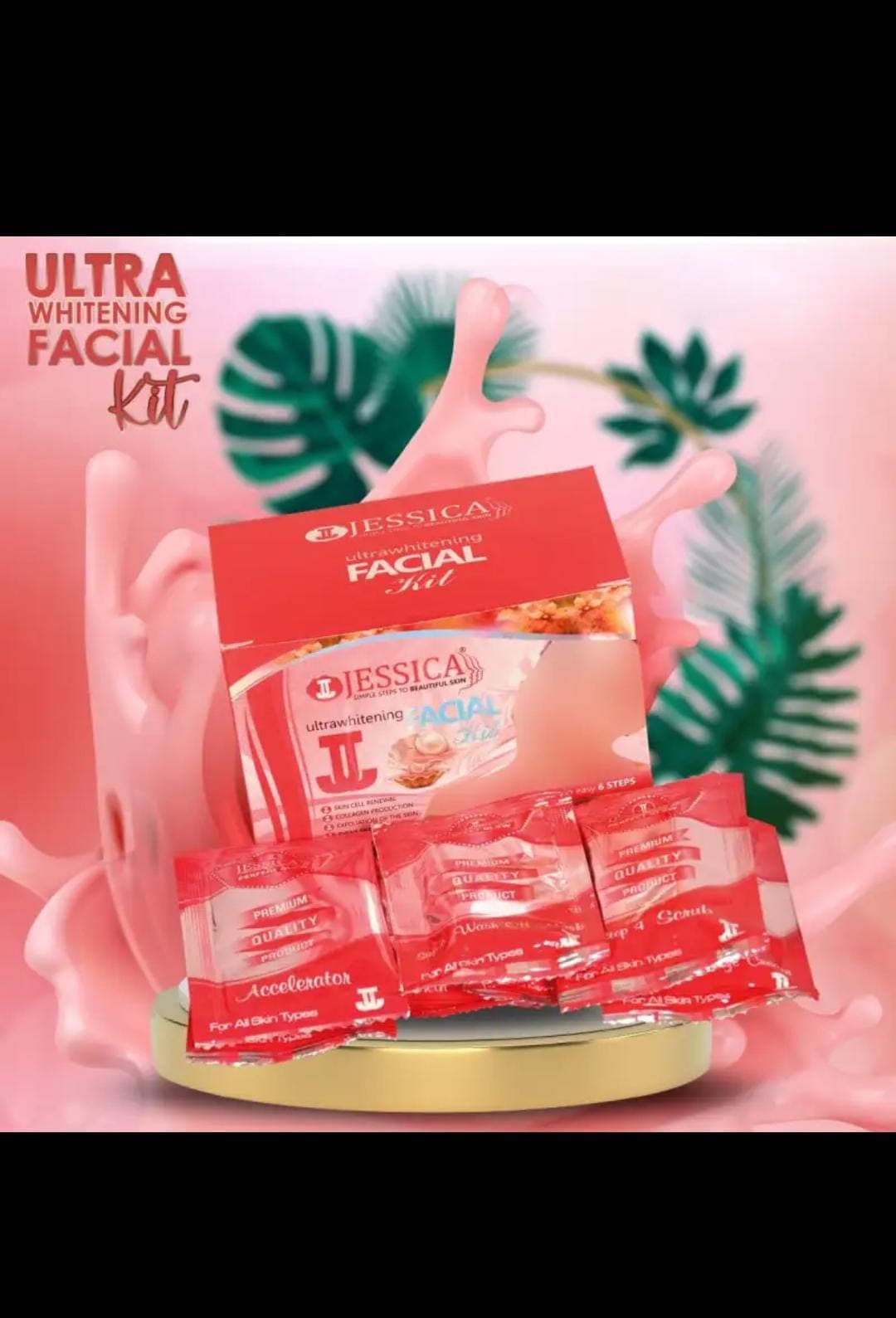 Jessica ultra whitening trail facial kit